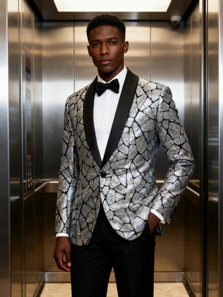 Sequin Tailcoat Jacket