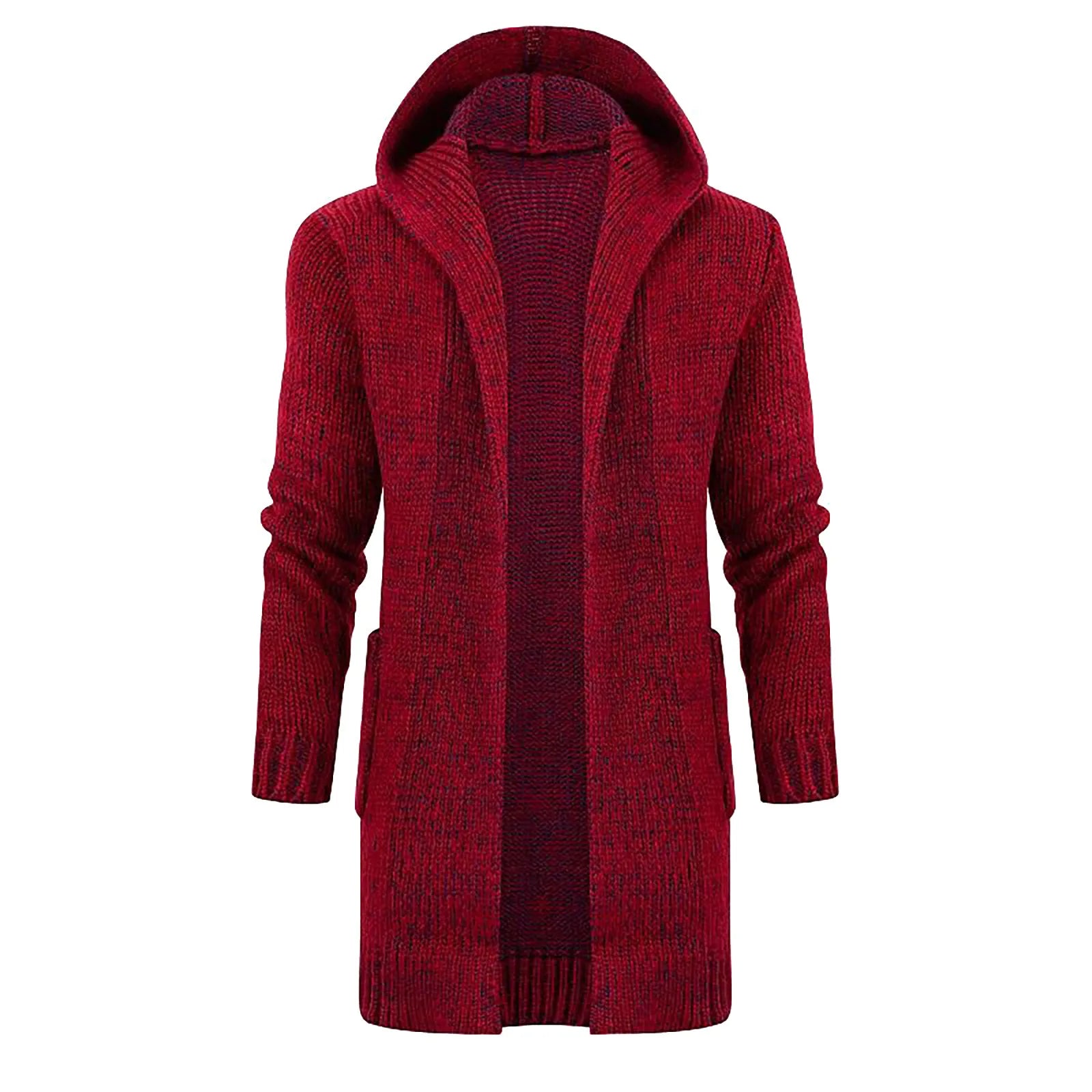 Men's Hooded Cardigan Coat