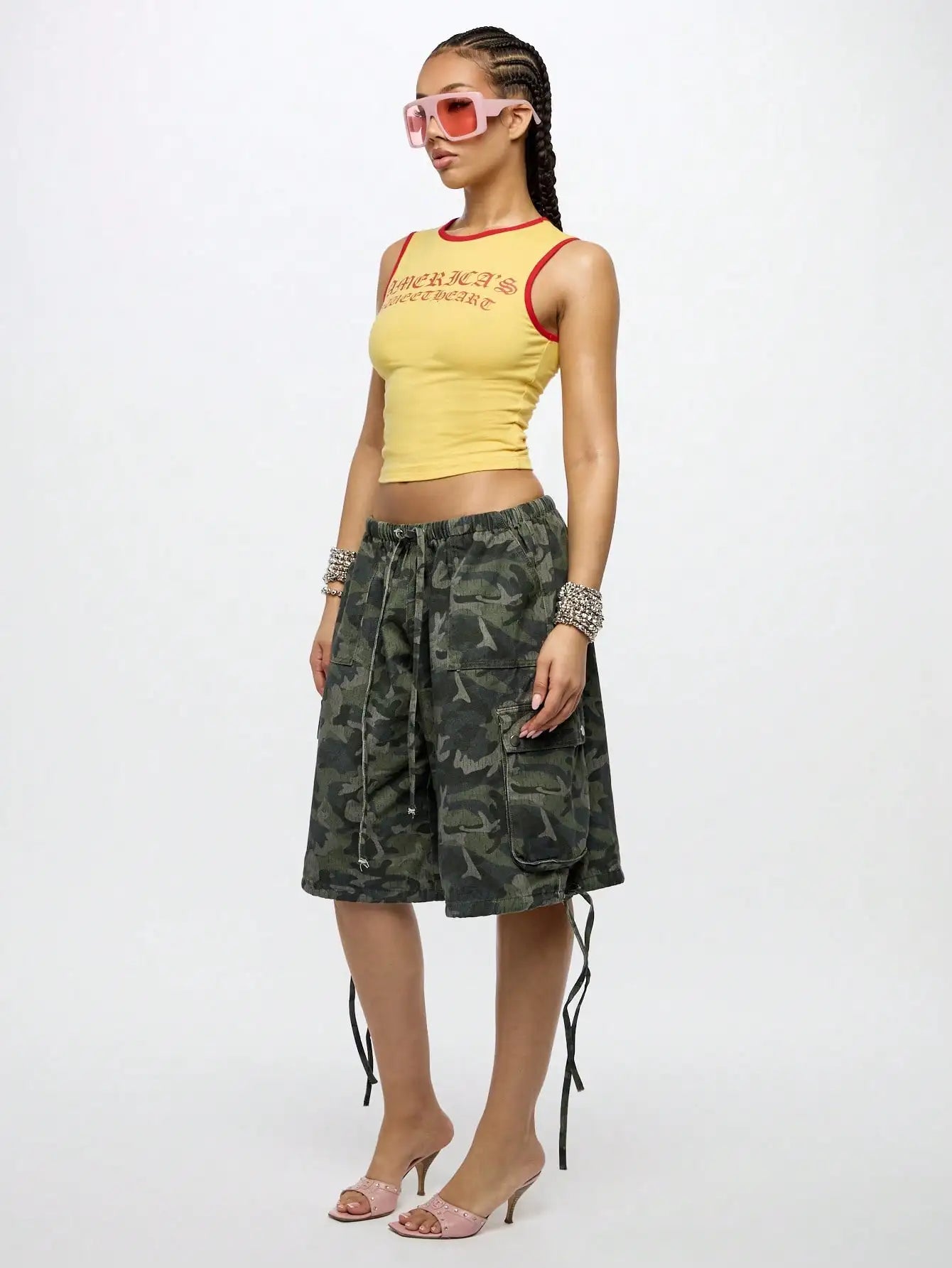 America's Y2K Crop Tank Top