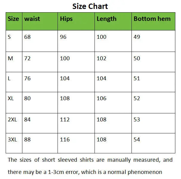 Size guide for Women's Embroidered Wide Leg Y2K Jeans