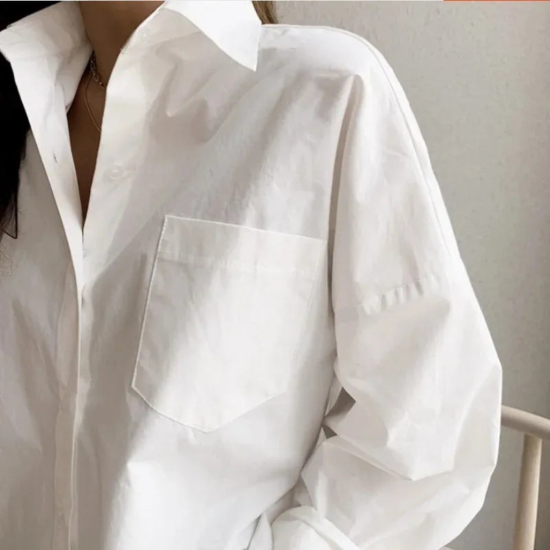 White Office Blouse