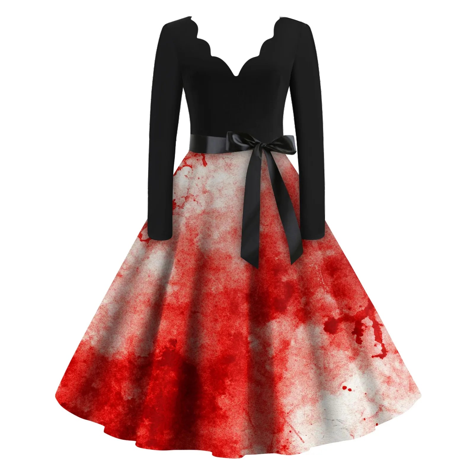 Halloween Print Dress