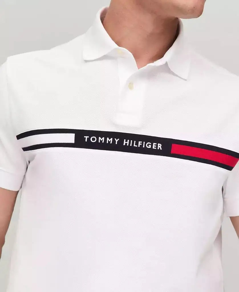 Men's Stripe Polo Shirt