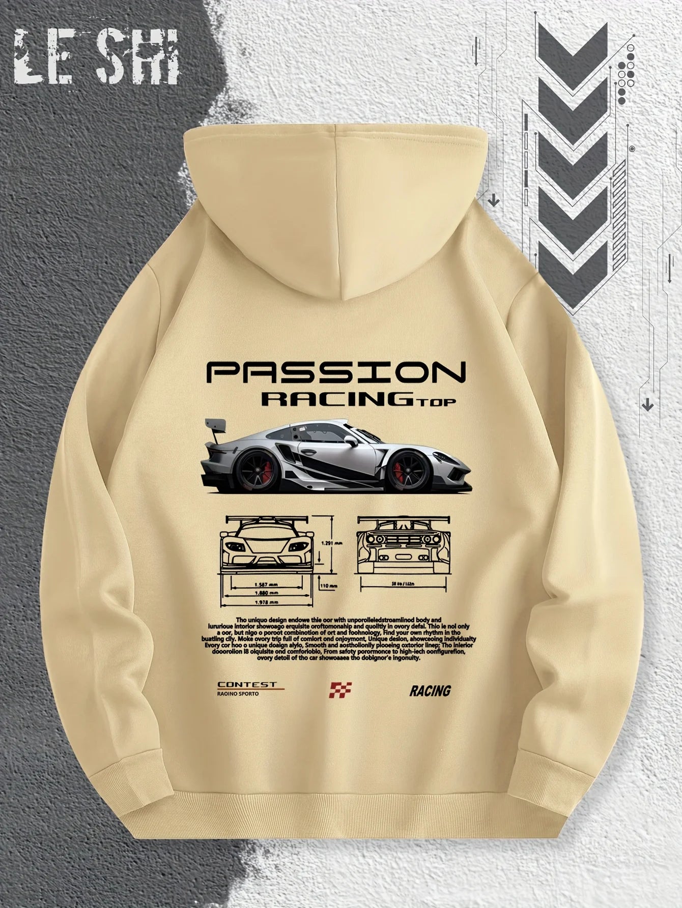 Racing Graphic Hoodie