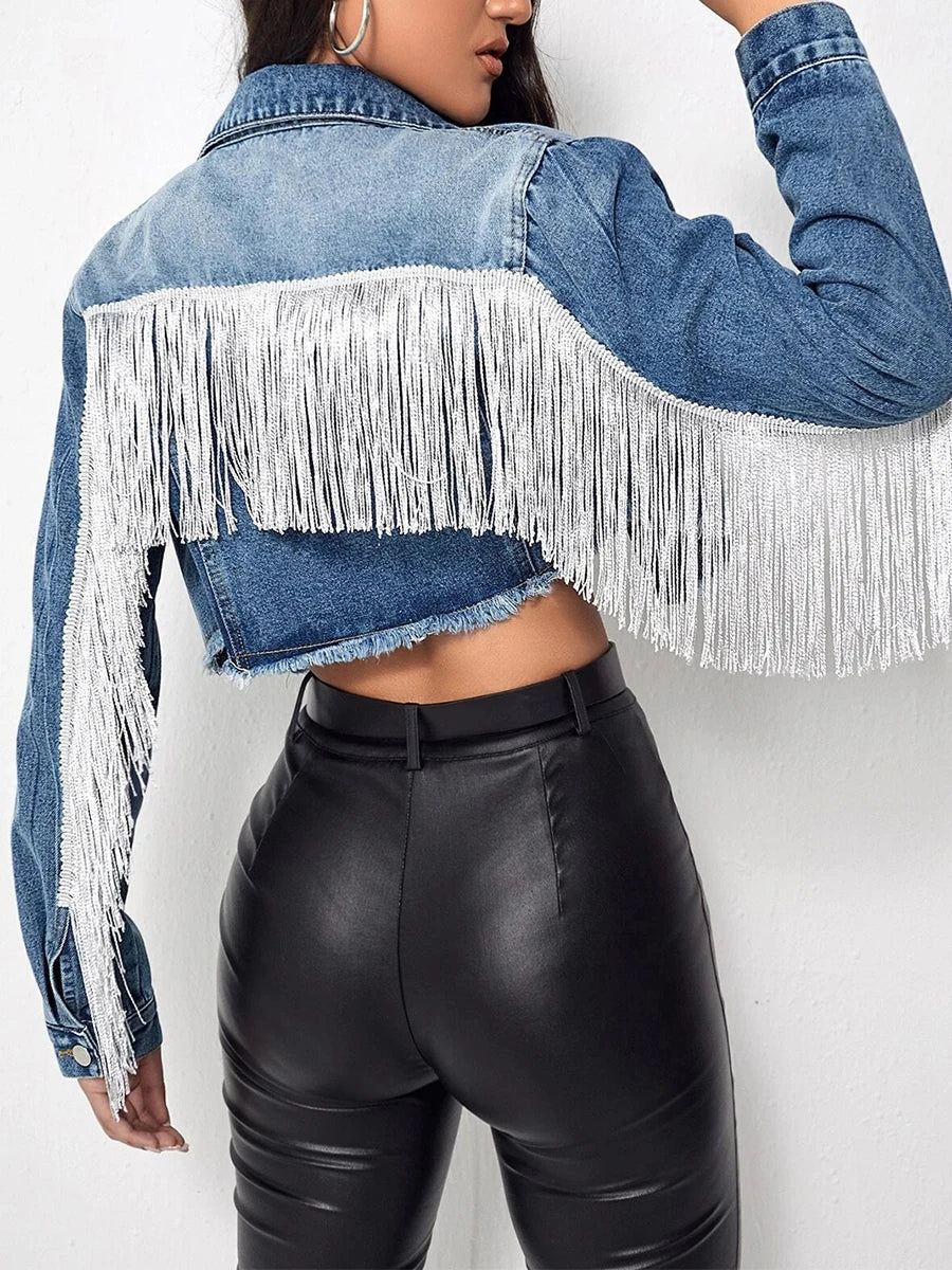 Tassel Denim Jacket