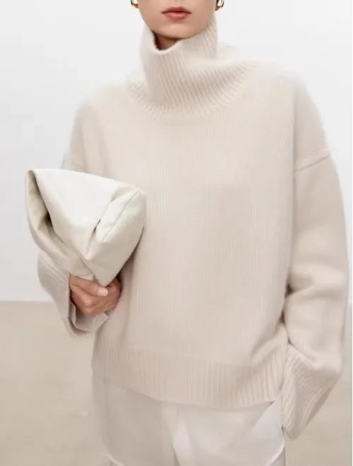 Women’s 100% Pure Cashmere Turtleneck Sweater