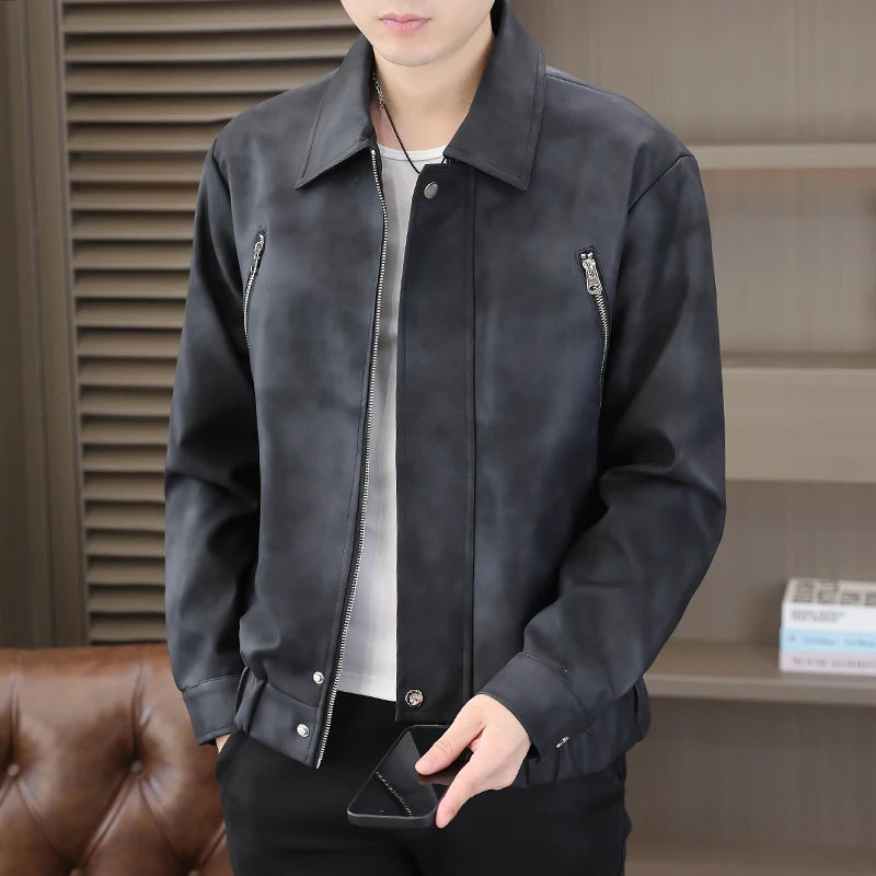 Men’s PU Leather Jacket