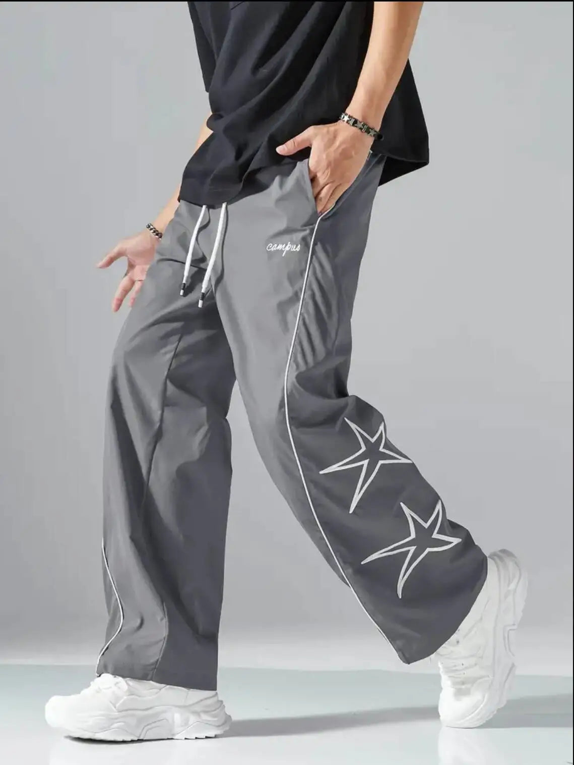 Pattern Casual Sweatpants