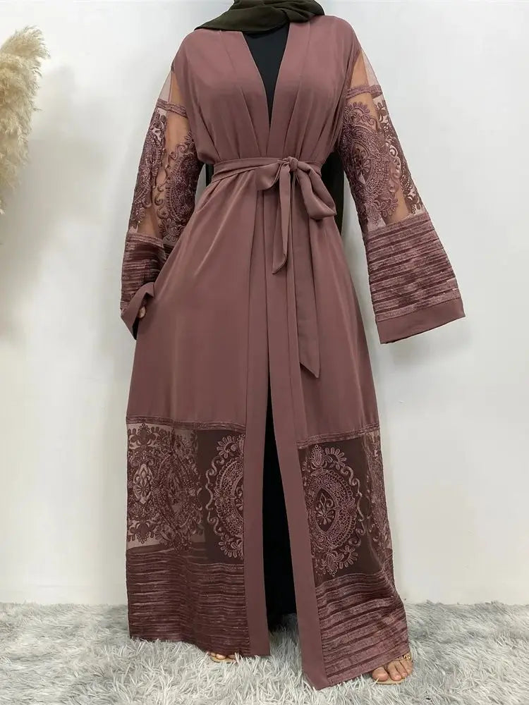 Women’s Gold Rhinestone Abaya