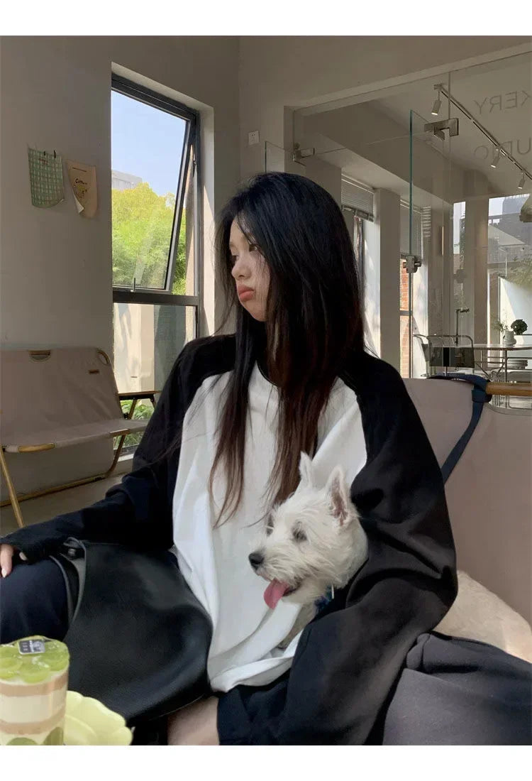 Patchwork Long Sleeve Tee