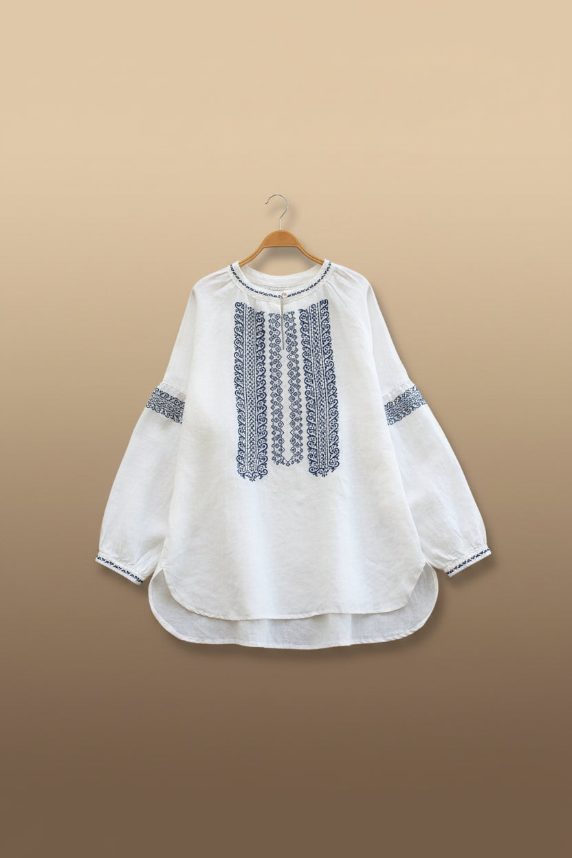 Women's Vintage Ethnic Cotton Blouse