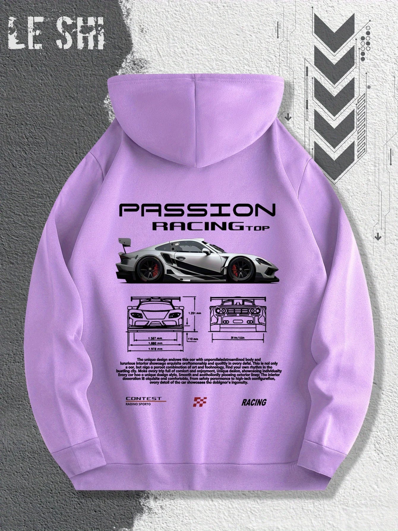 Racing Graphic Hoodie