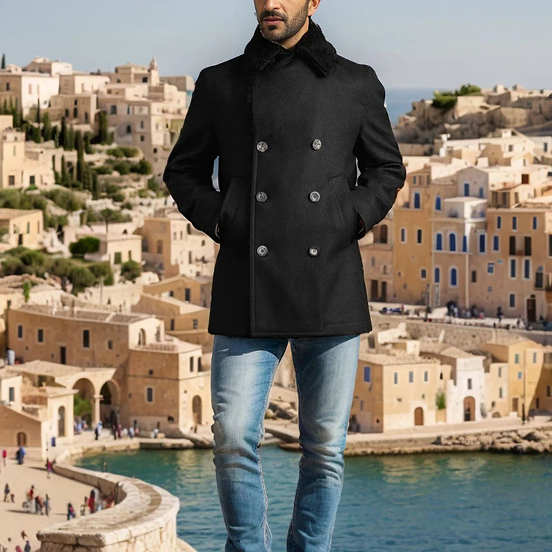 Men's Wool Pea Coat
