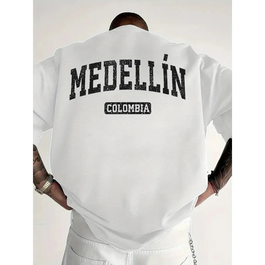 Men Medellin Colombia Oversized T Shirt