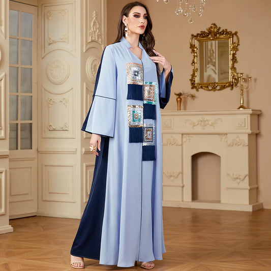 Eid Sequin Tassel Abaya