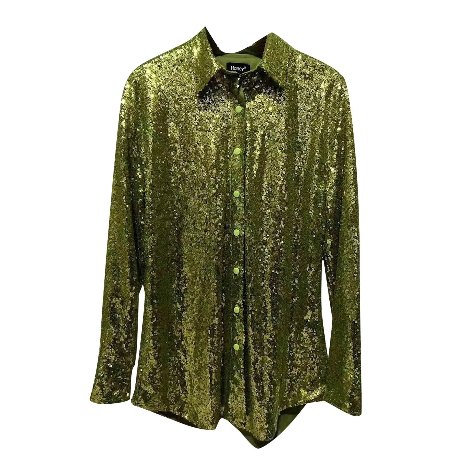 Women's Oversized Sequin Shirt