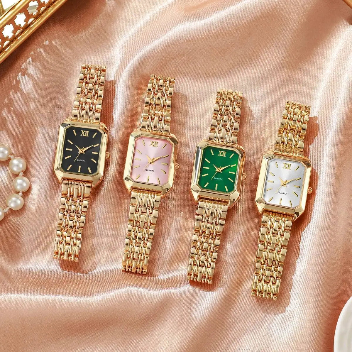 Elegant Rectangle Women’s Quartz Watch