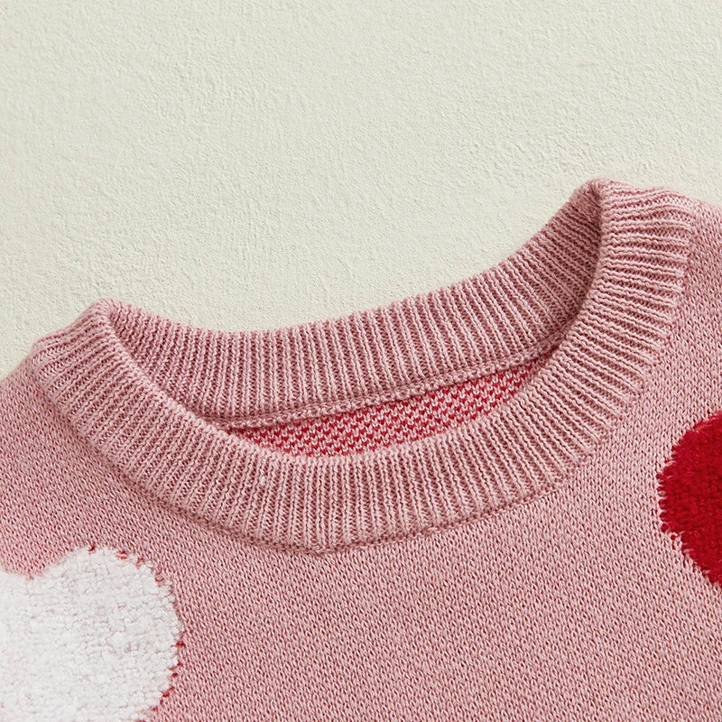 Kids Heart Knit Sweater