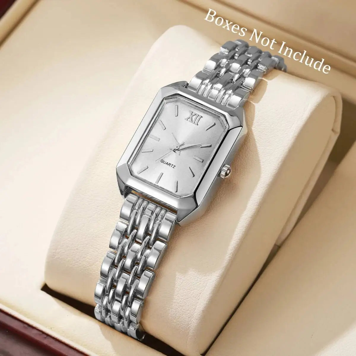 Elegant Rectangle Women’s Quartz Watch