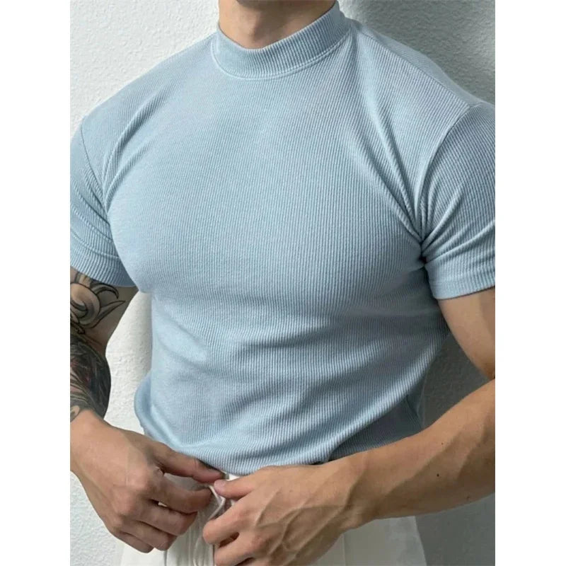 Elastic Stripe Men’s T-Shirt