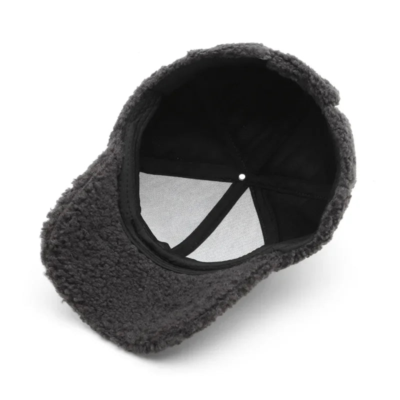 Lamb Wool Baseball Cap