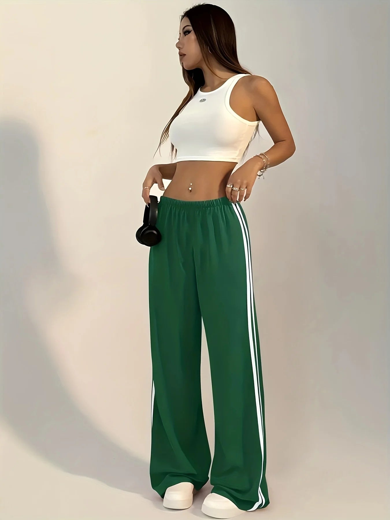 Solid Color Women’s Pants