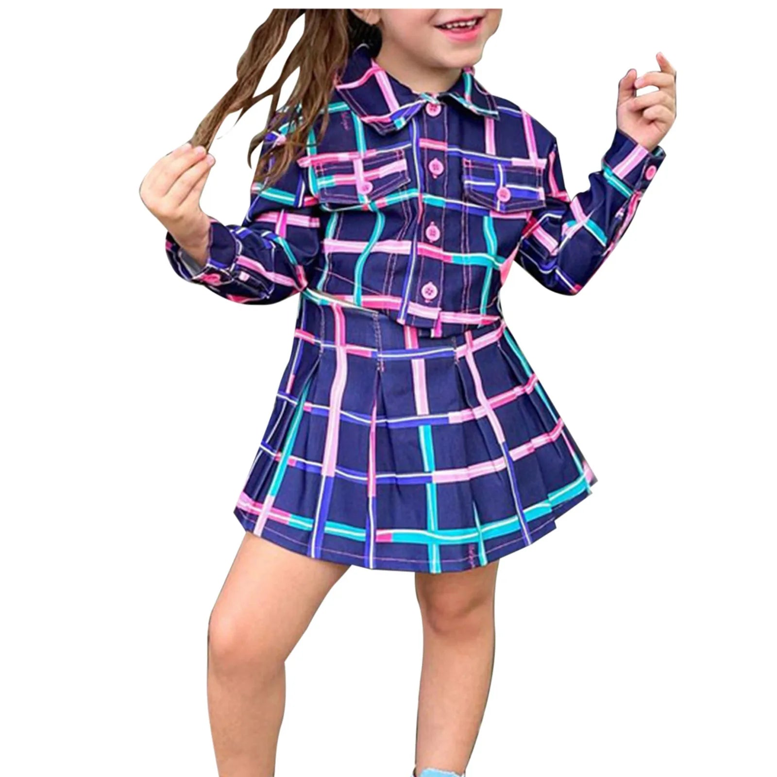 Kids Plaid Set