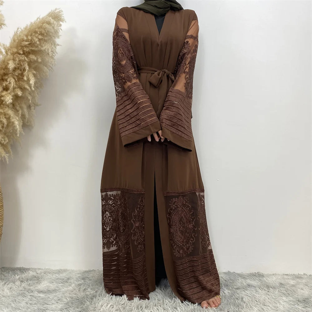 Women’s Gold Rhinestone Abaya