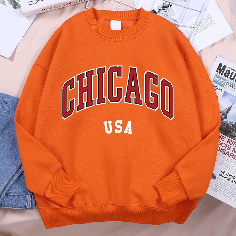 Men’s Chicago USA Graphic Fleece Sweatshirt