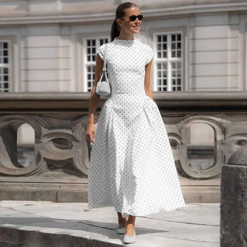 Women's High Waisted Maxi Dress