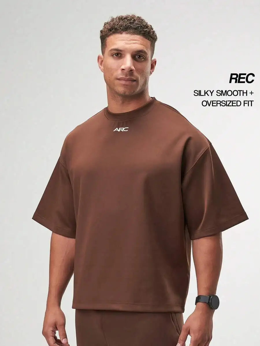 Men Oversized Box Fit Streetwear T Shirt