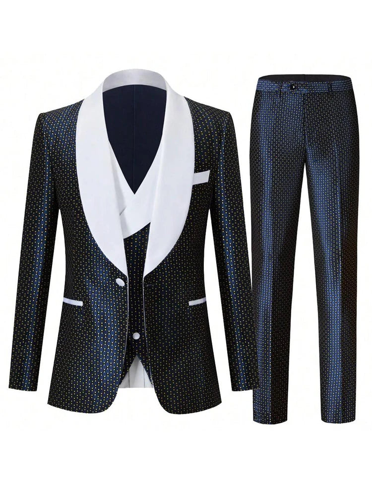 Slim Fit Three Piece