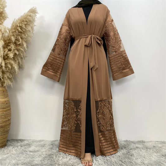 Women’s Gold Rhinestone Abaya