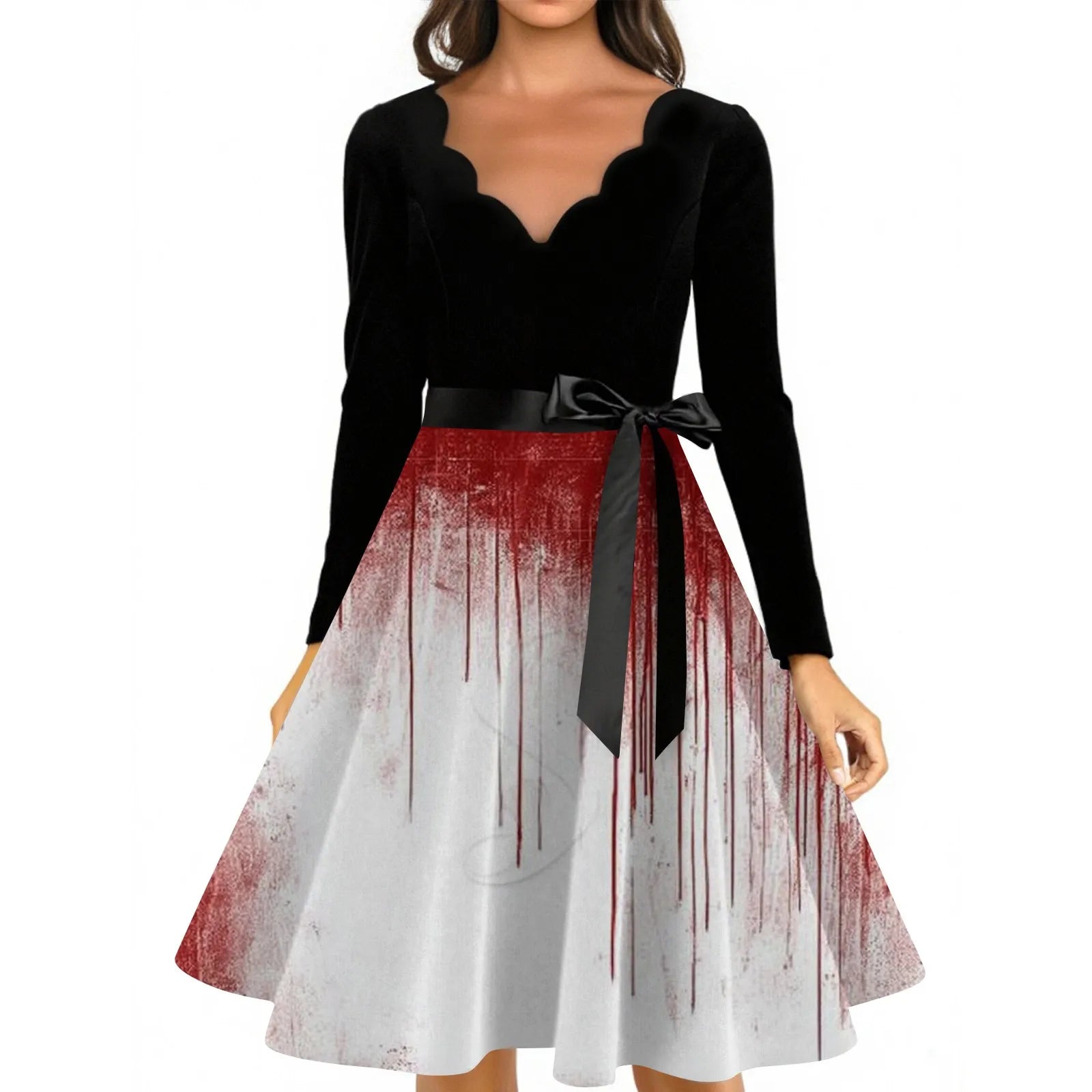 Halloween Print Dress