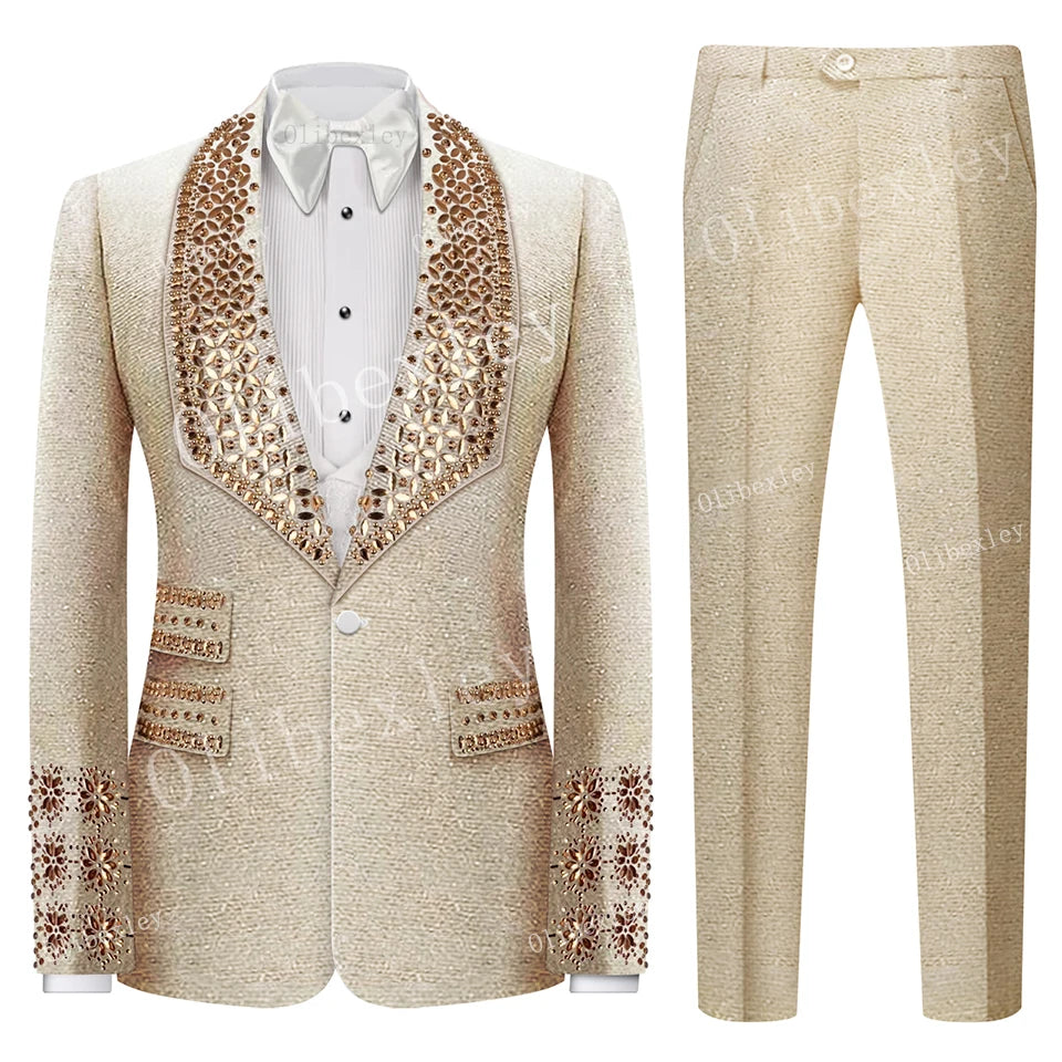 Navy Blue Men’s Suit