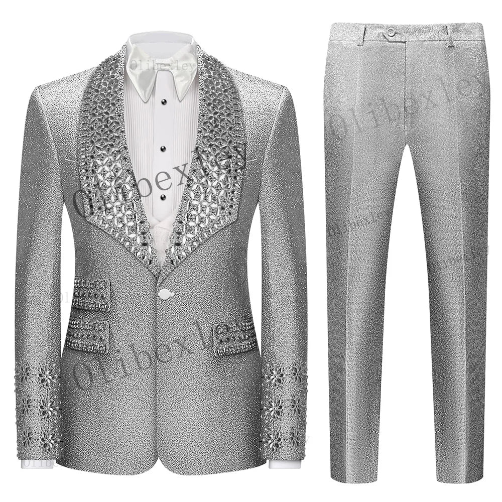 Navy Blue Men’s Suit