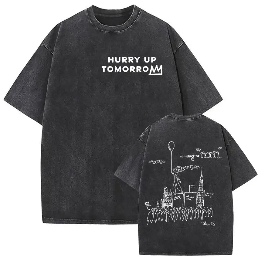 T Shirt Men Streetwear Cotton