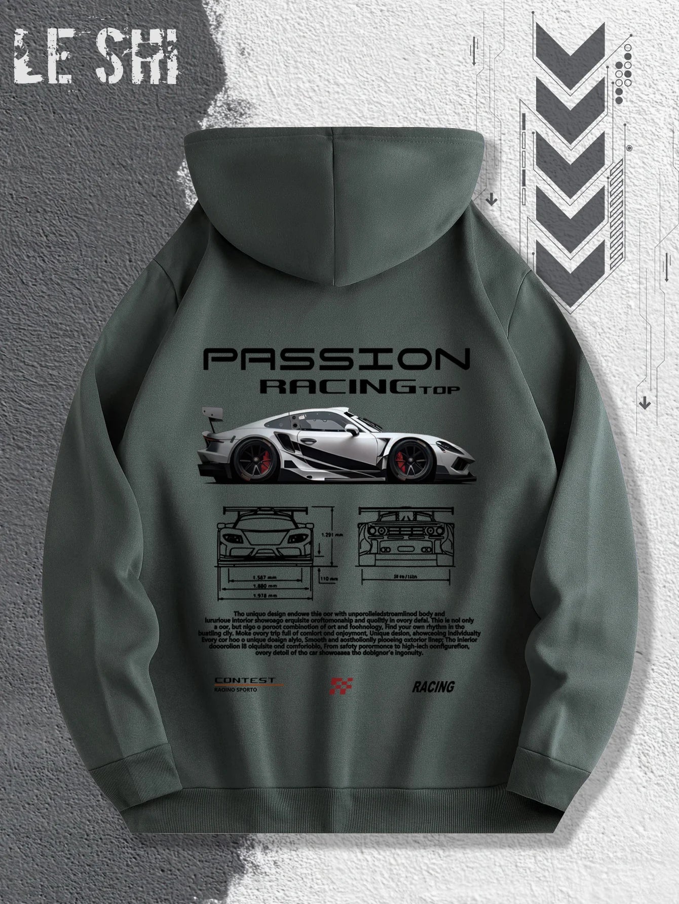 Racing Graphic Hoodie