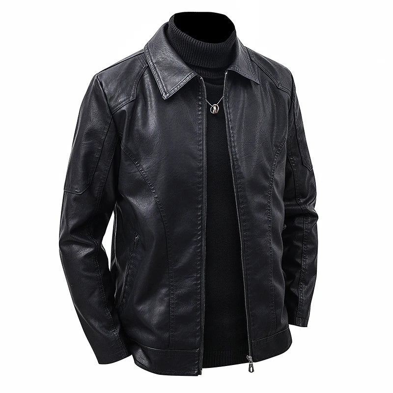 Men’s Casual Leather Jacket
