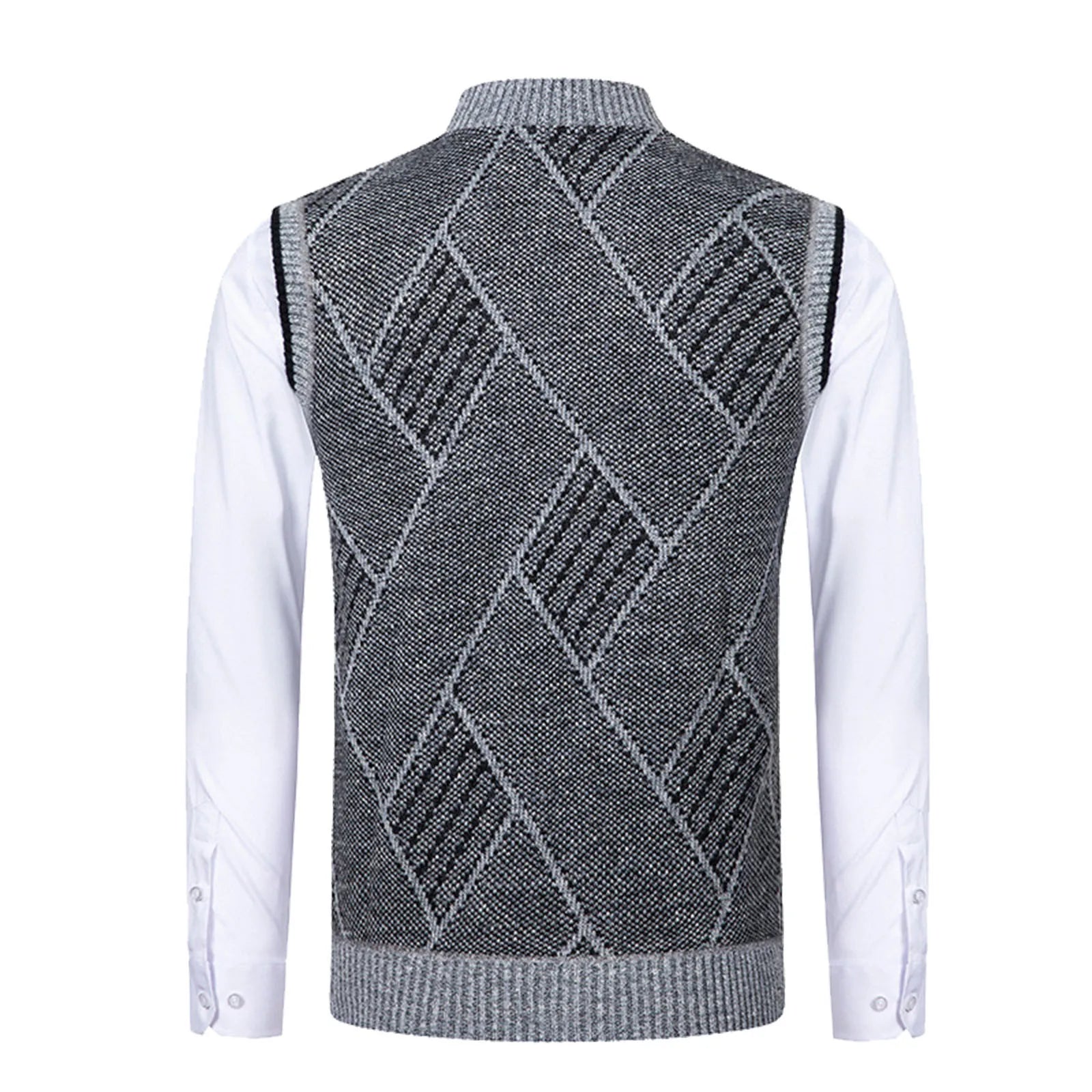 Men's Velvet Cardigan Vest