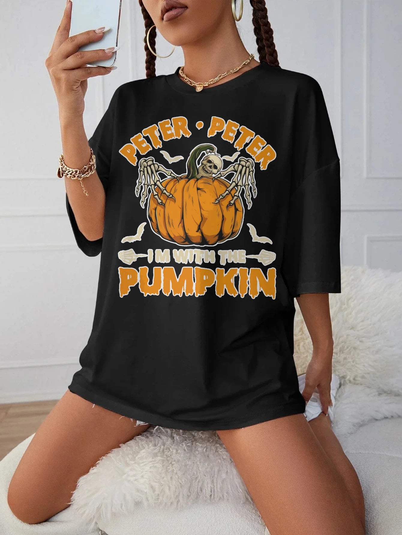 Pumpkin Maternity Tee