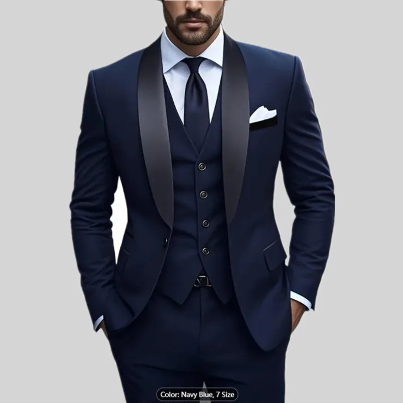 Solid Color Formal Suit