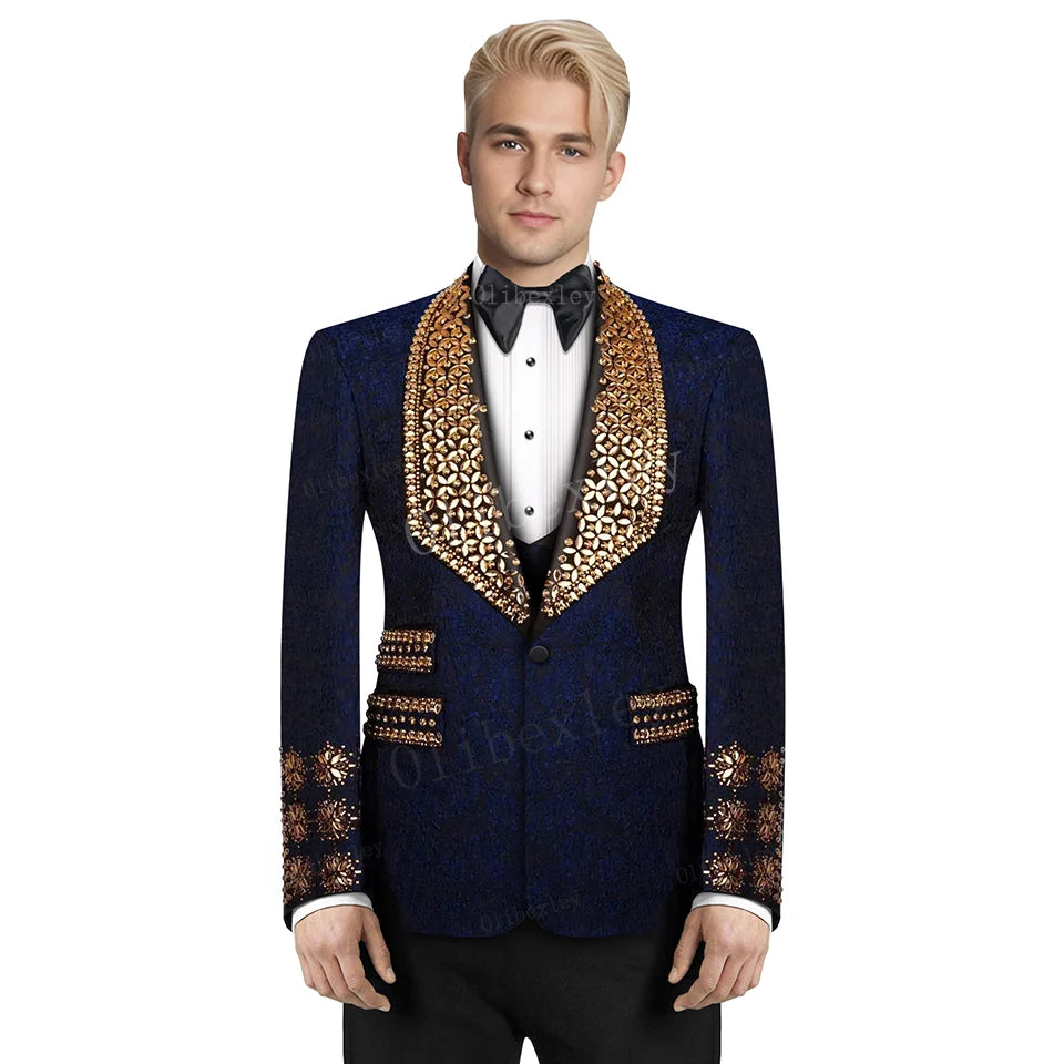 Navy Blue Men’s Suit