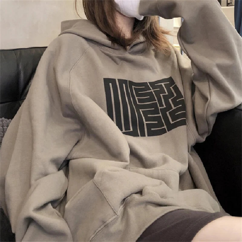 Letter Print Hoodie