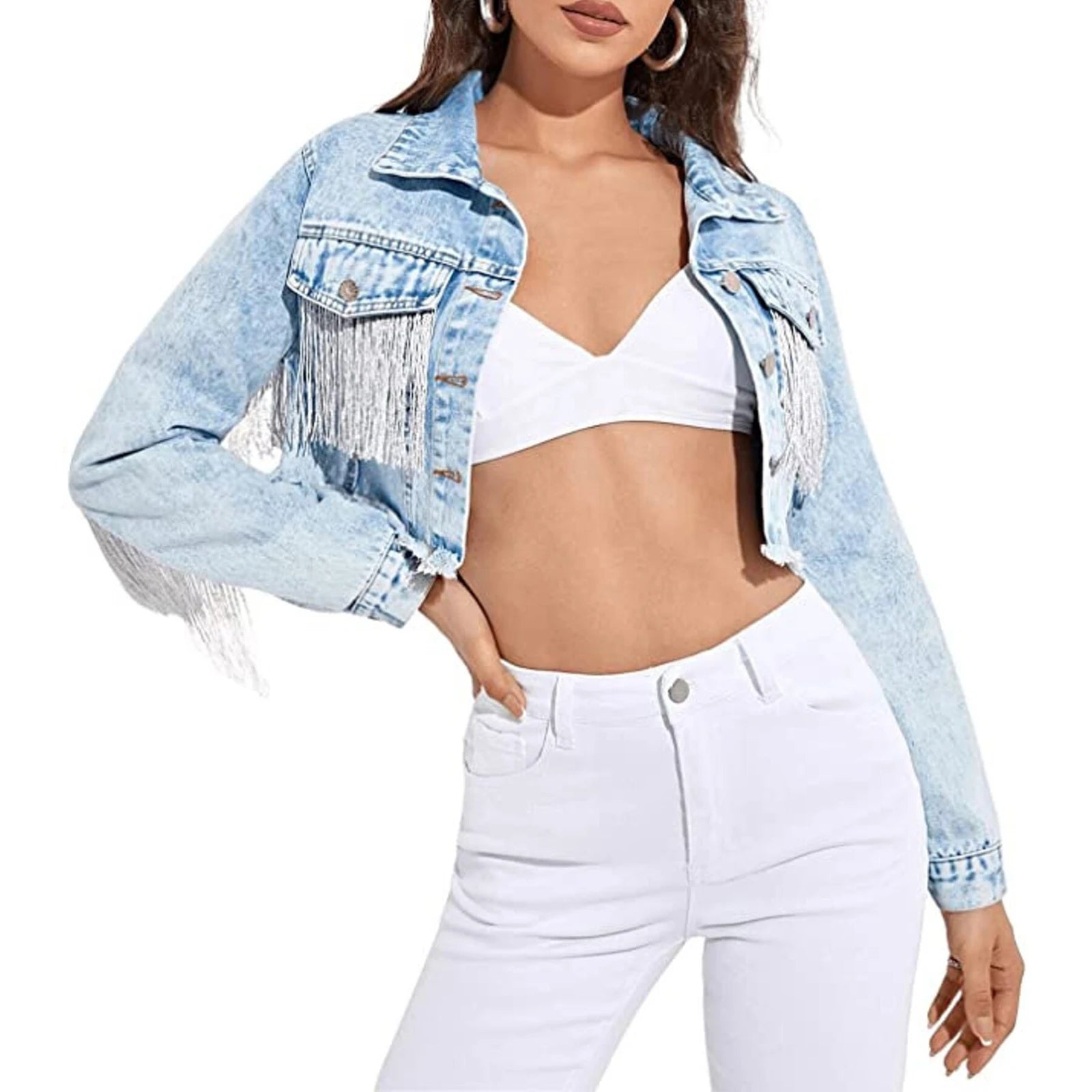 Tassel Denim Jacket