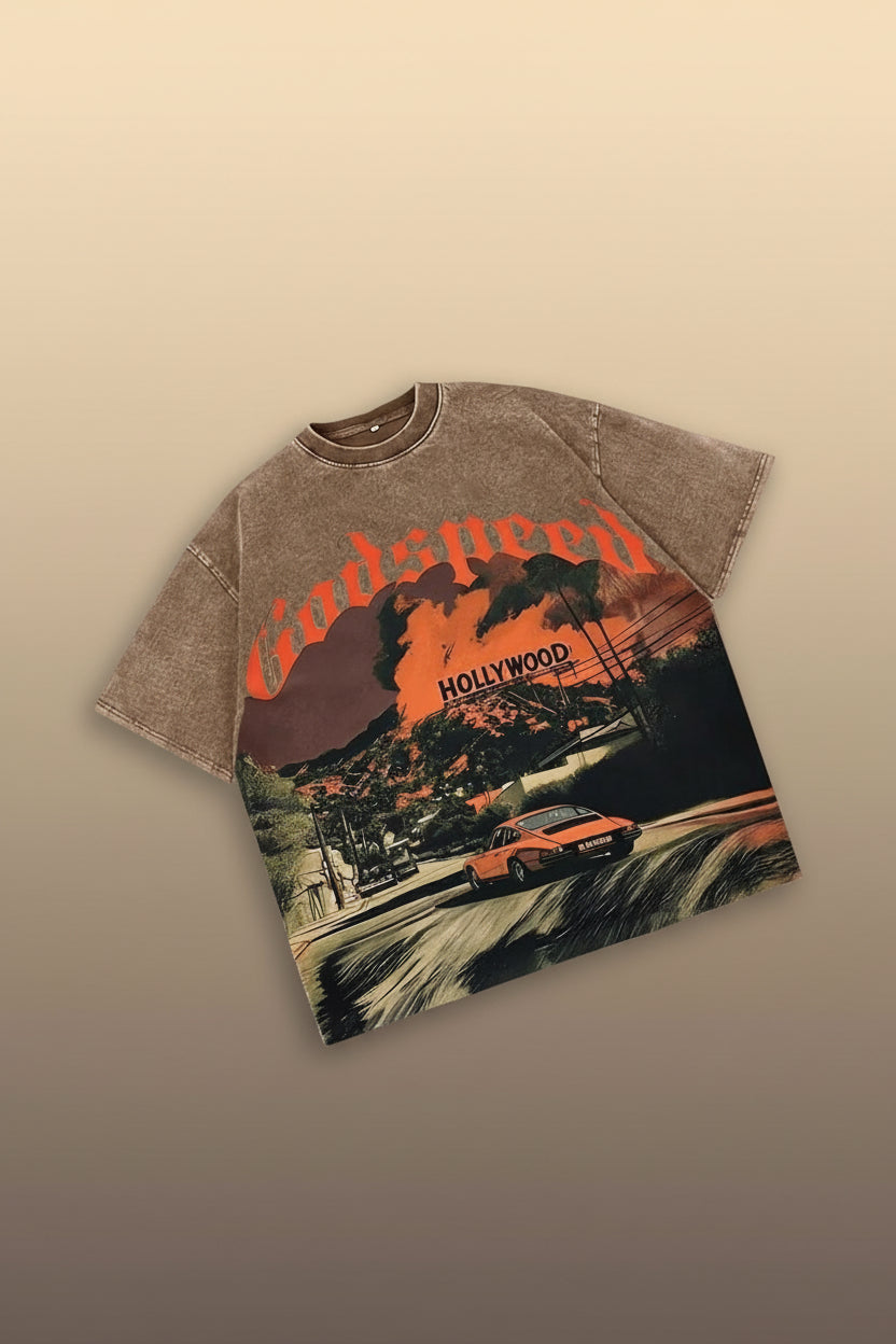 Men Vintage Graphic T Shirt