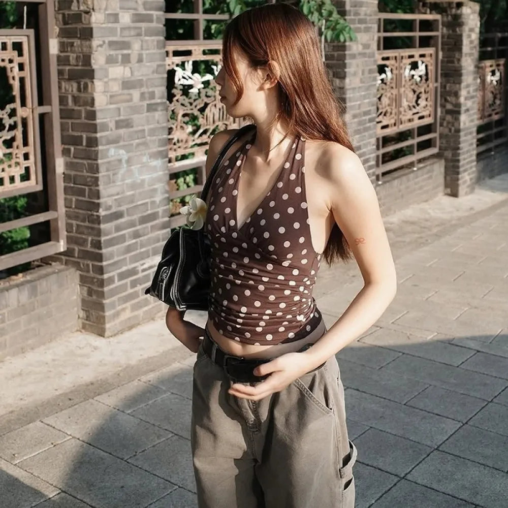 Women's Polka Dot Tank Top