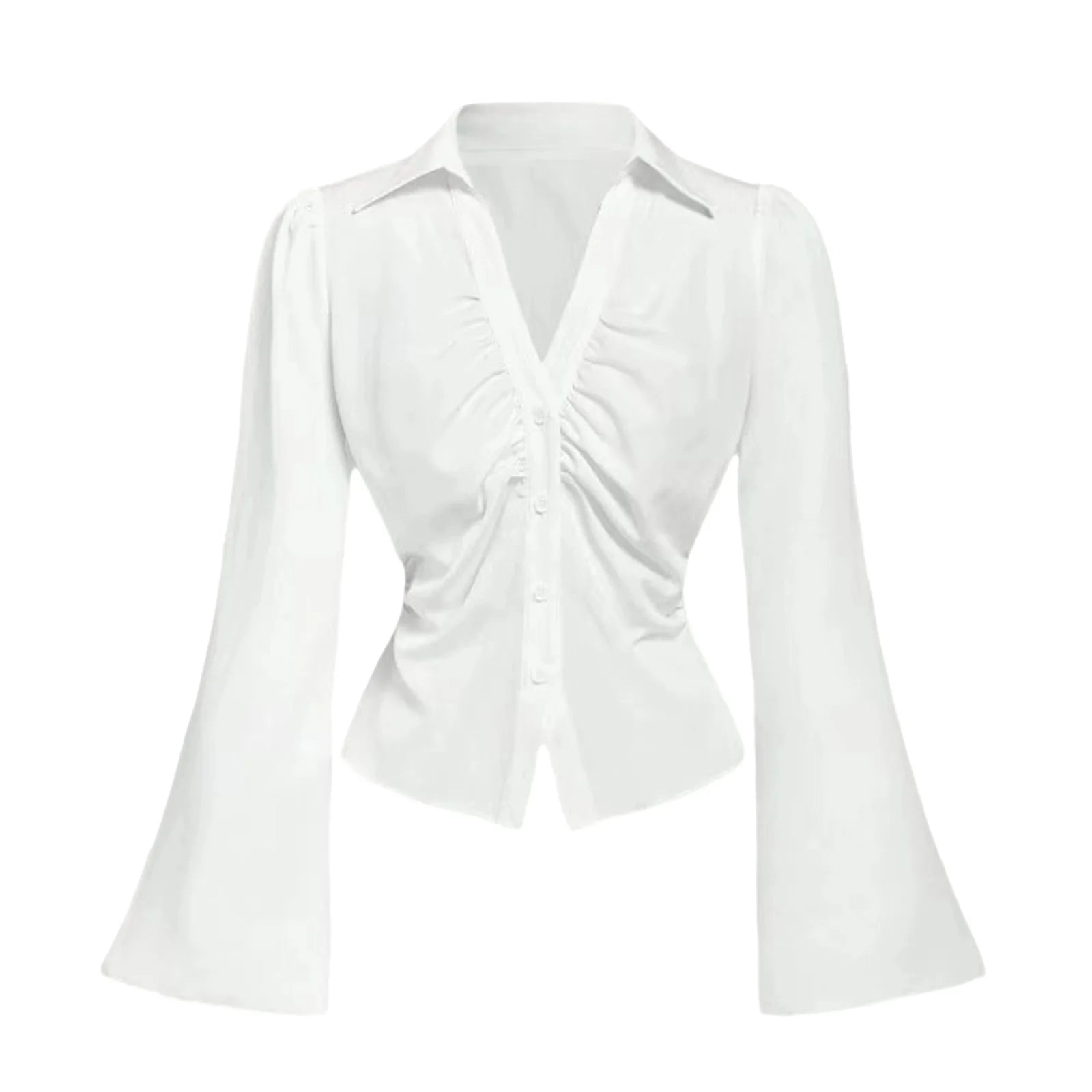 Ruffle Sleeve Blouse