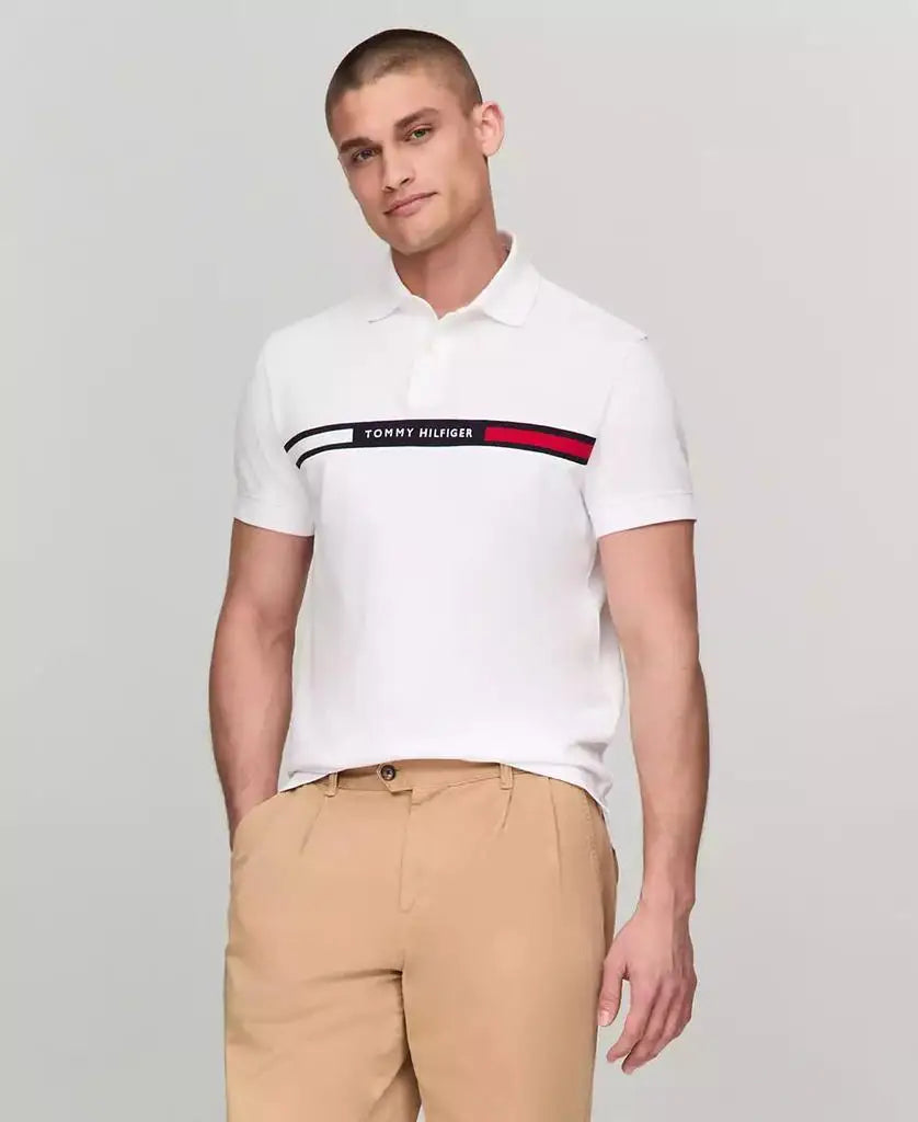 Men's Stripe Polo Shirt