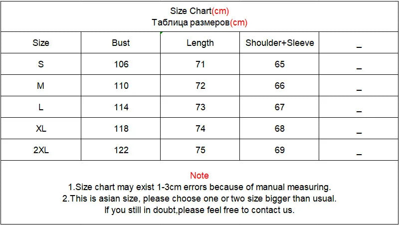 Size guide for Women's Sheer Sun Shirt